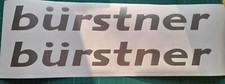 BURSTNER  Sticker Decal x 2 -
