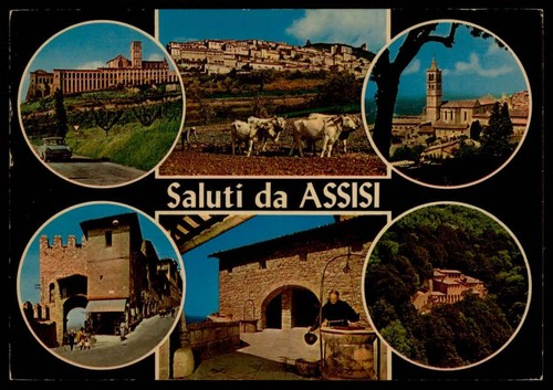 Cartolina italia san francesco - san,