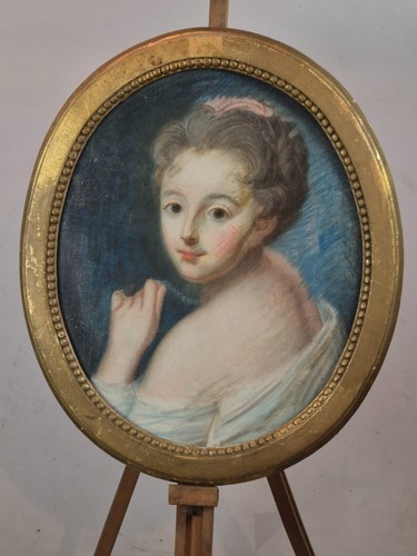 Antico ritratto pastello - antico,