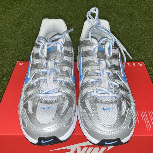 Nike 6000 silver blu - nike, bianco