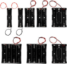 8Pcs Porta Batterie 18650, 1/2/3/4 × 3.7V 18650 Custodia per Batterie Con 1/2/3/