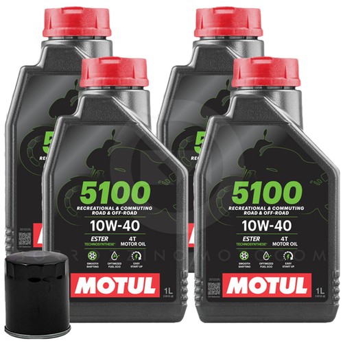 Kit motul 5100 10w40 - 4l,