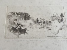 Pittore sardo Gino Bacchiddu: Acquaforte 16/60 d. 1989 “S’ardia di s.Costantino”