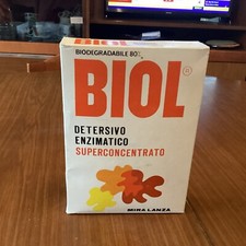 Vintage Anni 80 Detersivo Biol Mira Lanza Nuovo Scatola Piena Con Figurina