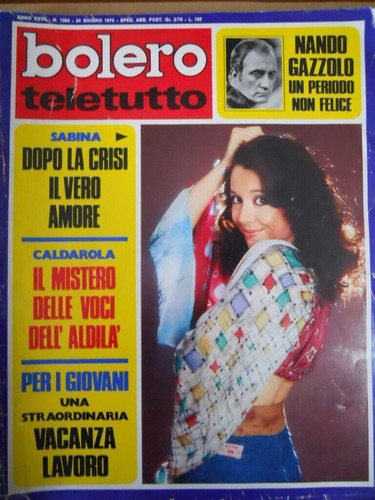 Bolero teletutto 1364 1973 - bolero,