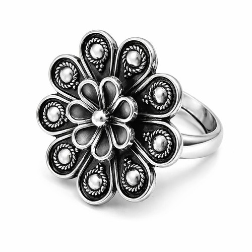 Anello regolabile argento - anello,