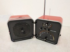 Brionvega Cubo TS502 arancio aragosta/rossa