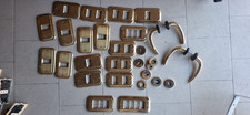 Placche Ottone Mandelli 18 pezzi (+ 2 coppie di maniglie) Usate