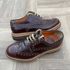 Santoni scarpe derby brogue