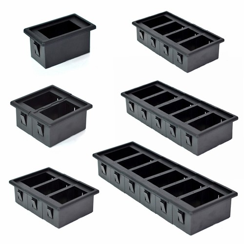 Black laser rocker switch - black,