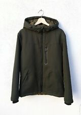 Giacca JACK JONES Uomo L Giubbino Giubbotto con Cappuccio Impermeabile Verde