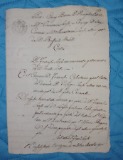 n.1 MANOSCRITTO ANTICO REGNO DELLE DUE SICILIE