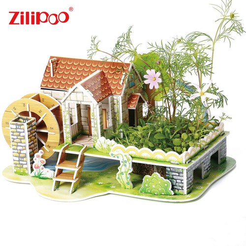 Zilipoo puzzle botanico - 3d, e