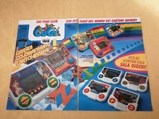 PUBBLICITA' ORIGINALE - ADVERTISING VIDEOGIOCHI TASCABILI "TIGER" GIG anni 90