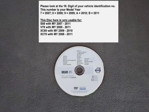 Dvd navigazione volvo - navigazione, rti