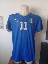 ITALIA MATCH WORN SHIRT ANTONIO CASSANO FRIENDLY MATCH SEASON 2007/2008