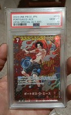 PSA10 Portgas D. Ace SR SP OP02-013 One Piece Card Japanese