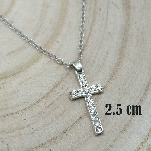 Collana con croce per - , donna