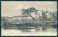 Imperia Ventimiglia Fiume Roia città Alta cartolina MT3639