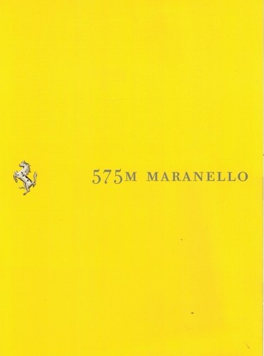 Catalogue brochure ferrari - ferrari, 575