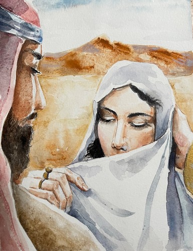 Acquerello originale arte