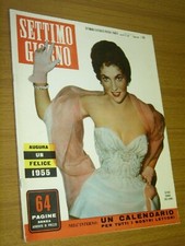 SETTIMO GIORNO 1955/1=LOLLOBRIGIDA=VASCO PRATOLINI=ANNA MARIA SANDRI=CALENDARIO