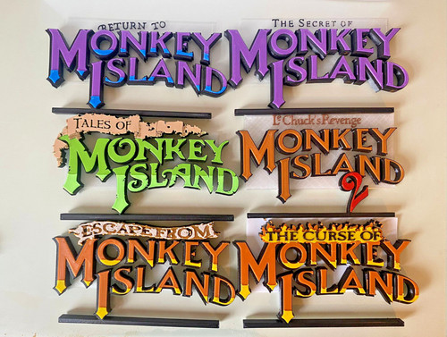 Monkey island logo - island,