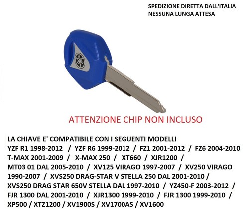 Chiave vergine yamaha - chiave,