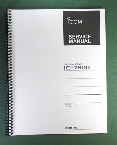 Icom 7800 manuale di - ic-7800,