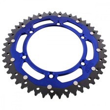 Pignone alluminio blu denti - blu,