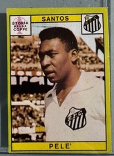 FIGURINA PELE’ SANTOS CALCIATORI PANINI 1968-69 DA RECUPERO E OTTIME CONDIZIONI