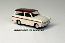 Busch Automobile IFA Trabant P 601 Universale Beige/Rosso Edizione Tutti i Giorni