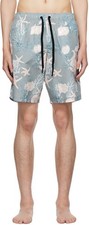 Versace Underwear Blue Barocco