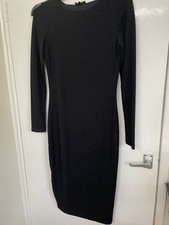 Abito lungo nero aderente