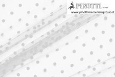 TESSUTO STOFFA TULLE POIS
