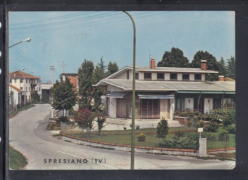 Cartolina spresiano via - via, dei
