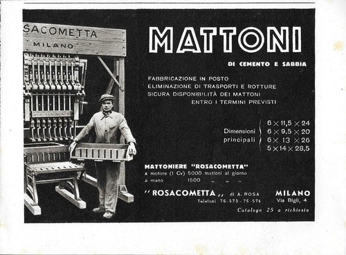Mattoniere rosacometta - mattoniere,