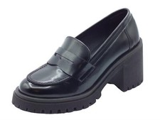 Nacrèe 6007004 Boston Nero Mocassini classici per Donna tacco alto