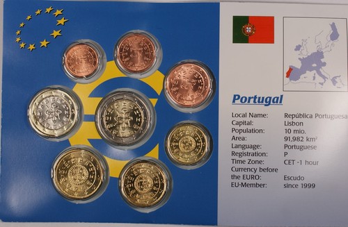 Set monete portogallo euro - portogallo,