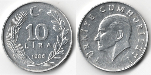 Turchia lire 1986 - turchia,