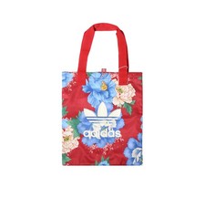 Borsa shopper Adidas Originals CO BK2150 floreale rossa blu trifoglio rara