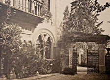 Cartolina anni 20 Cortiletto