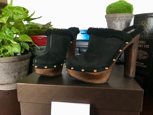 Gucci zoccoli scamosciati
