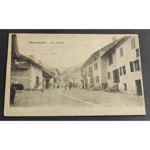 Postcard bardonecchia via - postcard,