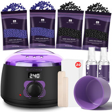 Scaldacera digitale kit cera dura corpo intero brasiliano bikini ascelle depilazione