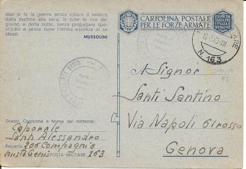 Posta militare 163 genio - posta,