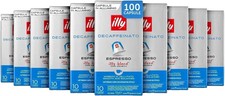 ✅ 100 Capsule Compatibili Nespresso ILLY Decaffeinato 100% Arabica Deca Caffè ☕️