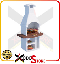 Barbecue A LEGNA in muratura LINEA VZ modello LOS ANGELES - mail x sconto