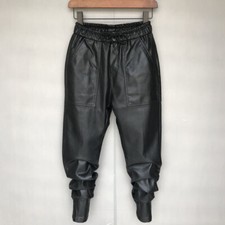 Pantaloni harem uomo ecopelle