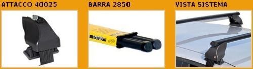 Kit barre portatutto fiat - kit,